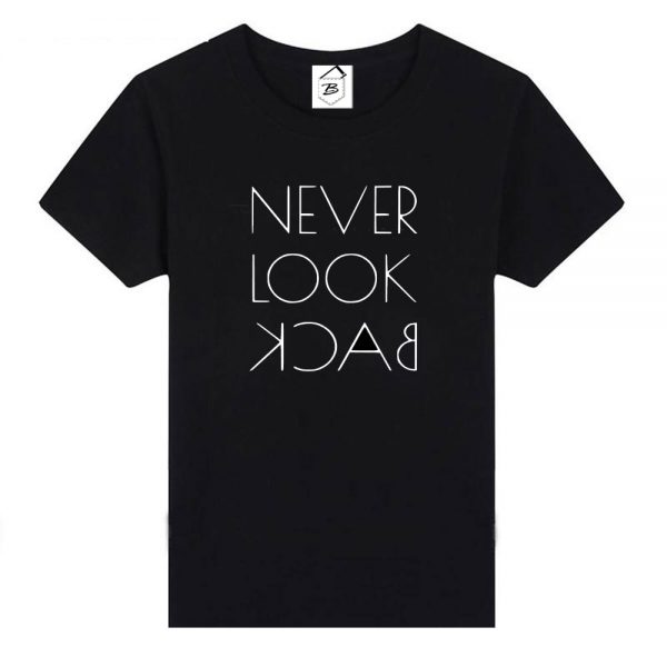 Tricou Never Look Back - imagine 2