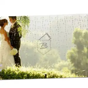 Puzzle personalizat A4 dreptunghi 28x20 cm cu 120 piese