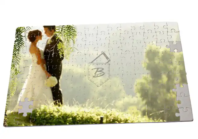 Puzzle personalizat A4 dreptunghi 28x20 cm cu 120 piese