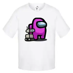 Tricou Among Us Pink
