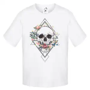 Tricou Flower Skull
