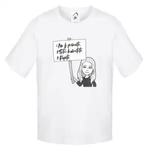 Tricou cu mesaj by Vero