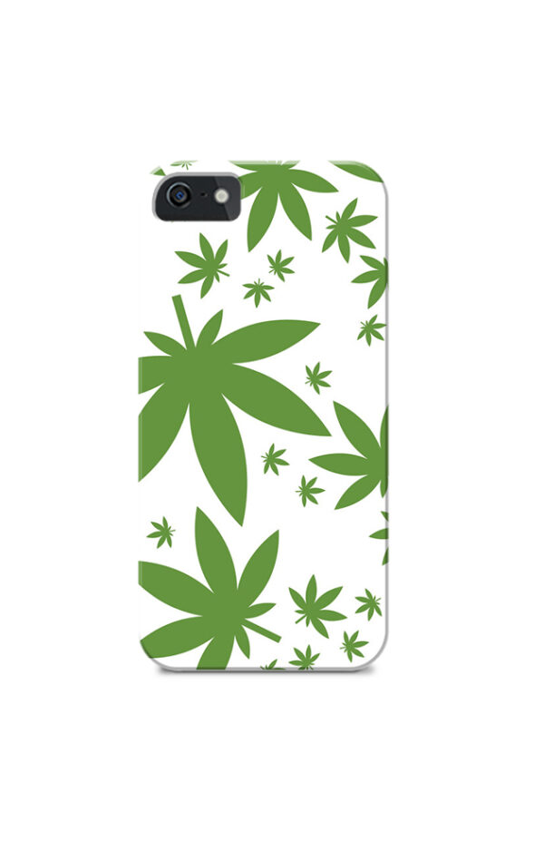 Husa White Marijuana Leafs