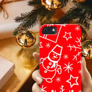 Husa Red Pattern Christmas