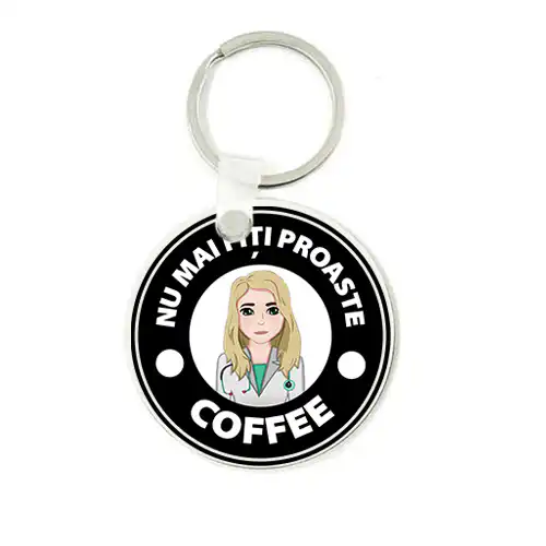 Breloc Coffee Black Nu mai fiti proaste