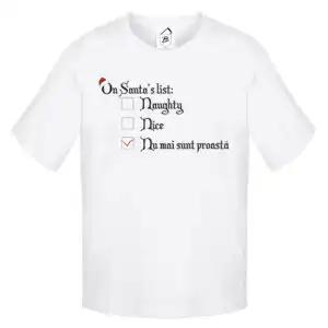 Tricou Santa's List