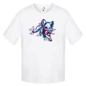 Tricou Cat Glitch