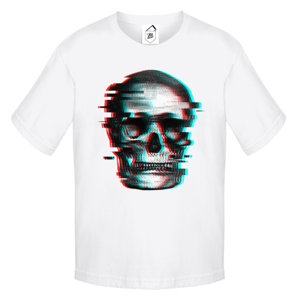 Tricou Skull Glitch