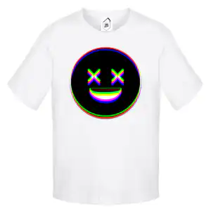 Tricou Smiley Glitch