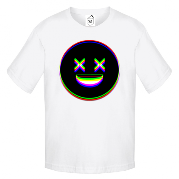 Tricou Smiley Glitch