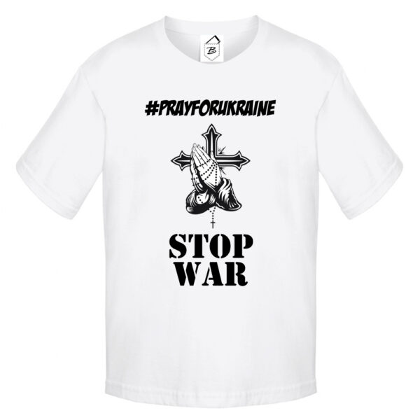 Tricou Pray For Ukraine Stop War - imagine 7