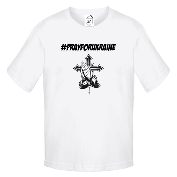 Tricou Pray For Ukraine Stop War - imagine 2