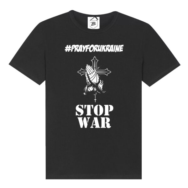 Tricou Pray For Ukraine Stop War - imagine 5