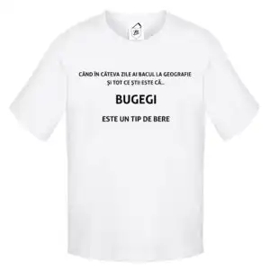 Tricou Cand Ai Bacul La Geografie si tot ce stii este ca..