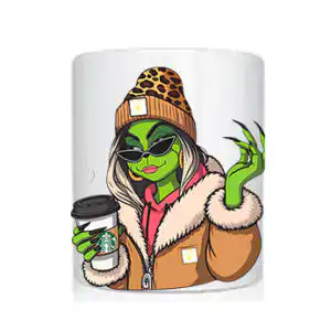 Cana Grinch Leopard Women with Starbie