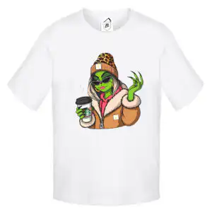 Tricou Grinch Leopard Women with Starbie