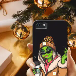 Husa Grinch Leopard Women with Starbie