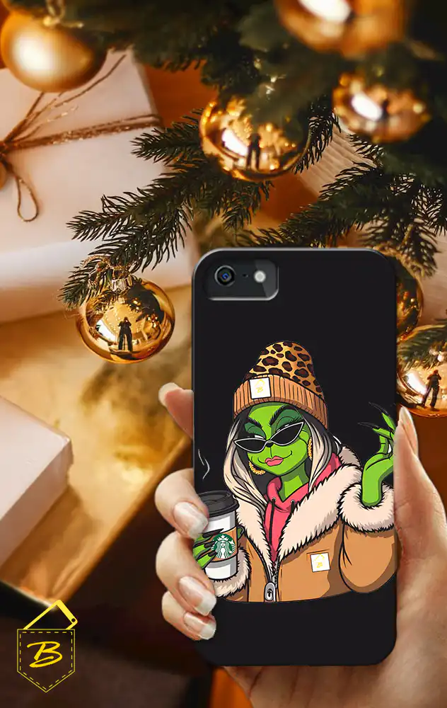Husa Grinch Leopard Women with Starbie