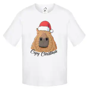 Tricou Capybara Christmas Edition