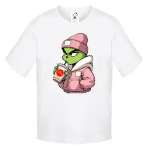 Tricou Grinch Pink with MC and Hoodie