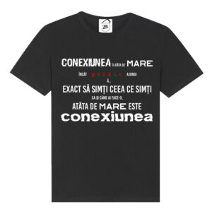 Tricou Negru Conexiunea Insula Iubirii