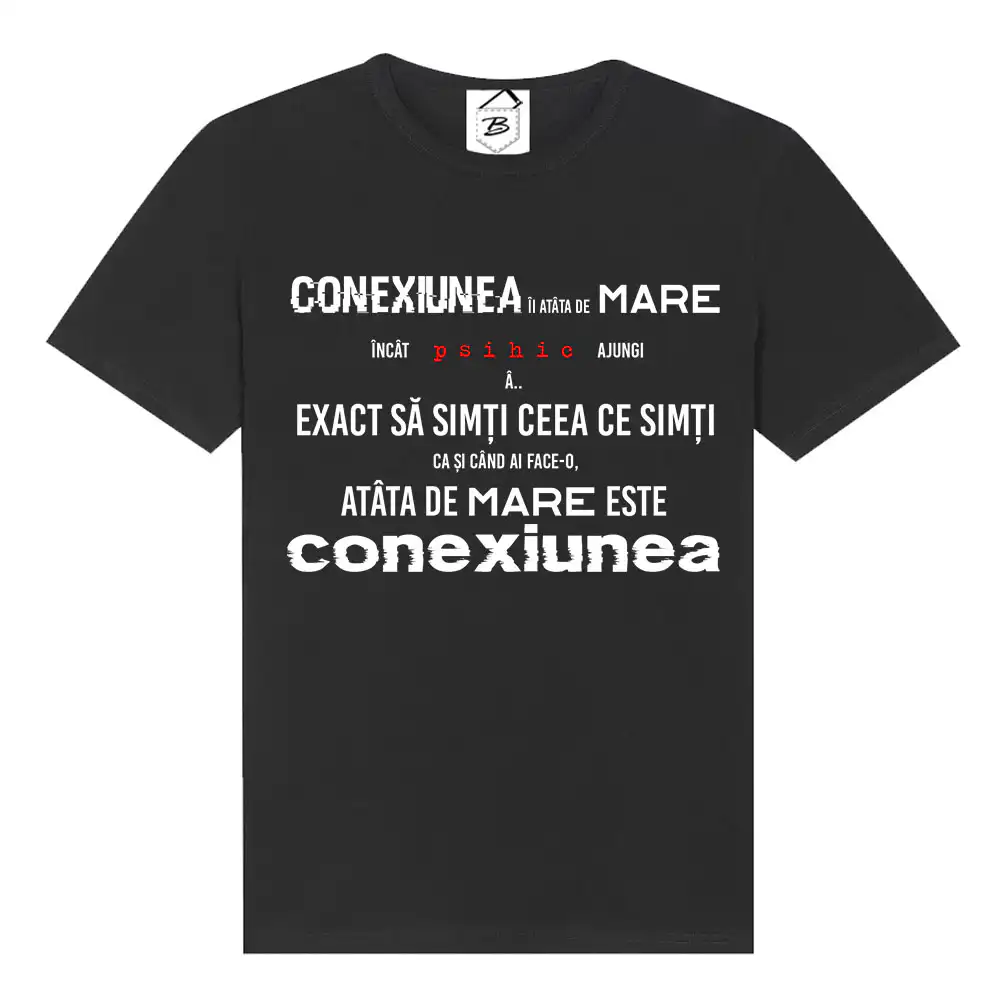 Tricou Negru Conexiunea Insula Iubirii