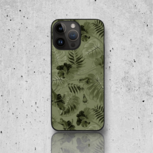 Husă telefon cu model de plante de interior ilustrate, ideală pentru iubitorii de plante.