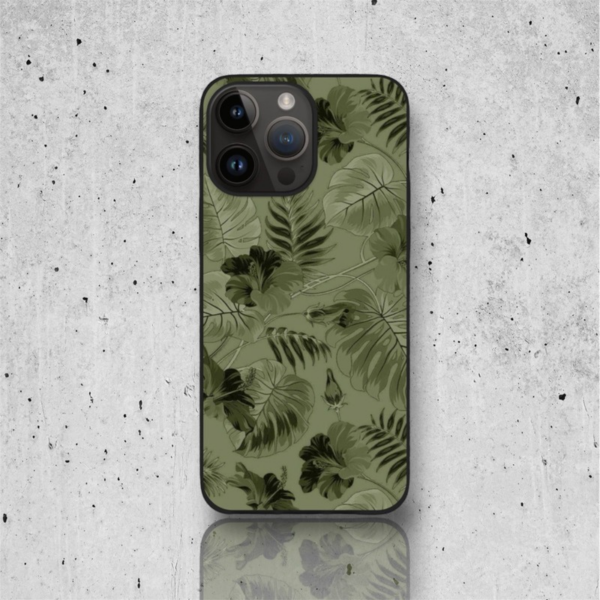 Husă telefon cu model de plante de interior ilustrate, ideală pentru iubitorii de plante.