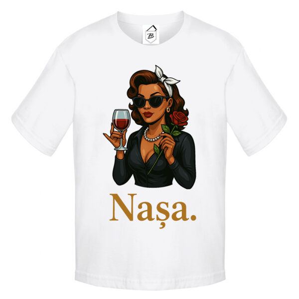Set Tricouri Personalizate Nașul, Nașa, Finul și Fina - imagine 4