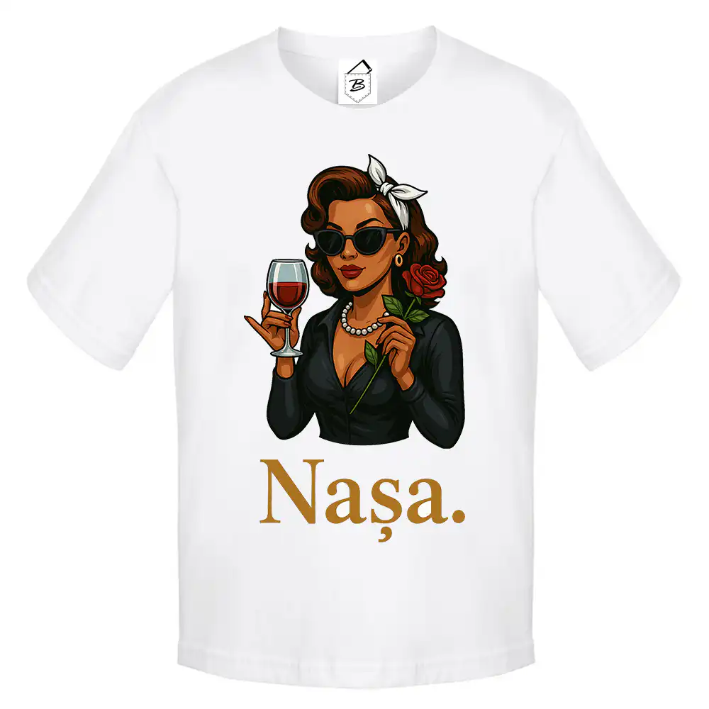 Set Tricouri Personalizate Nașul, Nașa, Finul și Fina - imagine 4