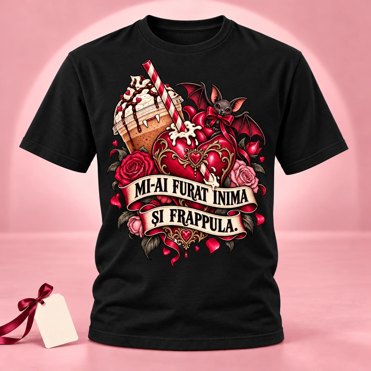 Tricou Mi-ai Furat Inima - imagine 2